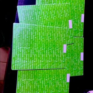 Arbonne clipboards. Set of five.